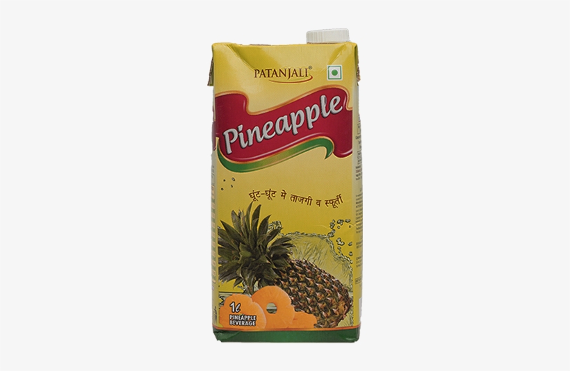 Patanjali Pineapple Juice -1l - Patanjali Apple Juice 1ltr, transparent png download