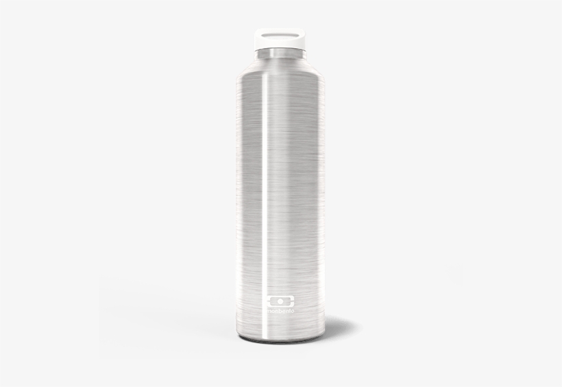 Mb Steel Silver - Monbento Mb Steel Insulated Water Bottle, transparent png download
