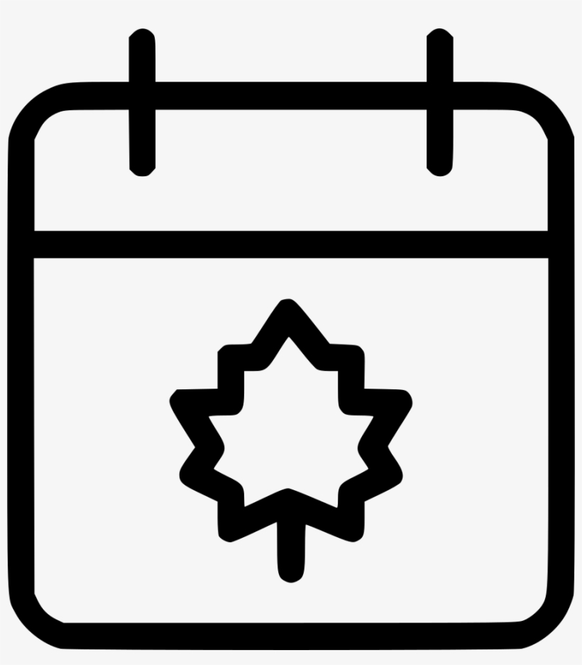 Calendar Date Autumn - Calendar, transparent png download