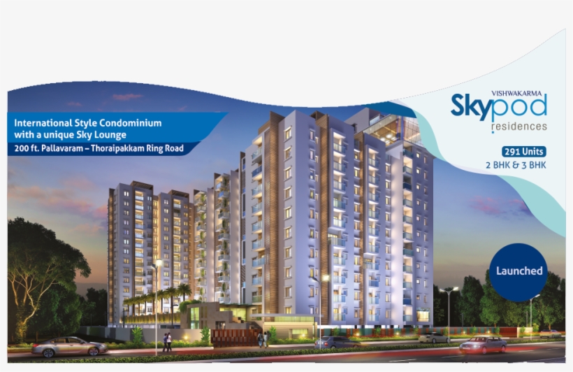 Skypod-project - Commercial Building, transparent png download