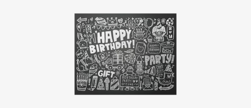 Background Happy Birthday 17, transparent png download