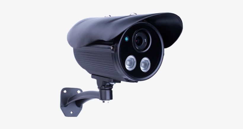 Cctv Led Security Camera - Closed-circuit Television, transparent png download