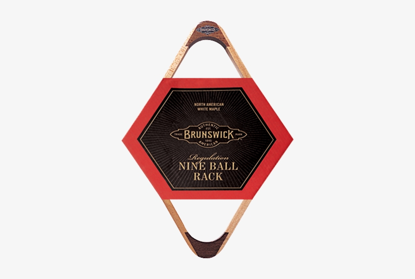Brunswick Billiards 9-ball Rack, transparent png download