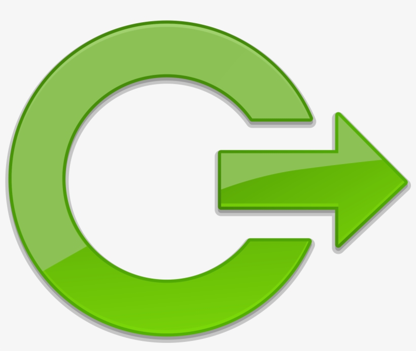 Open - Log Out Green Png, transparent png download