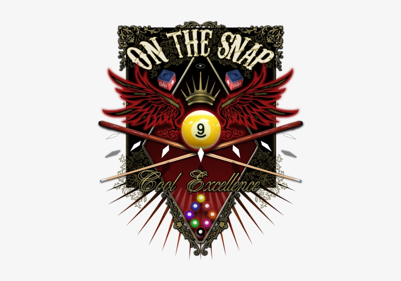 On The Snap 9-ball Cool Excellence Shirts $19 - T Shirt Billiard Designs, transparent png download
