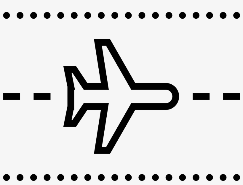 Pas Startowy Icon - Runway Icon, transparent png download