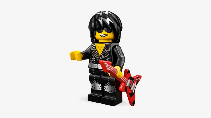 Rockstar - Lego Minifigures Series 12 Rock Star Minifigure - Loose, transparent png download