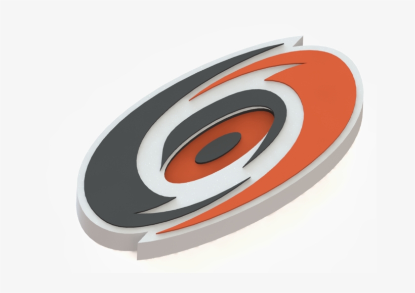 Carolina Hurricanes Logo 3d Print - Carmine, transparent png download
