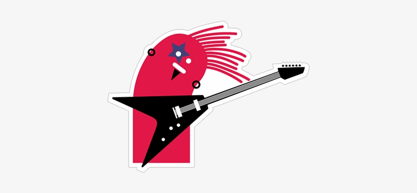 Rocker Rockstar Гитарист Гитаристус Рокстар - Graphic Design, transparent png download