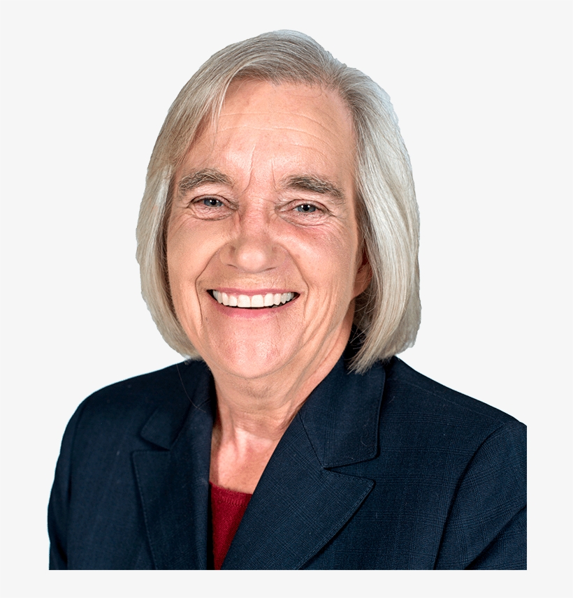 White Woman With Shoulder-length Gray Hair And Wearing - Barbara Howe, transparent png download