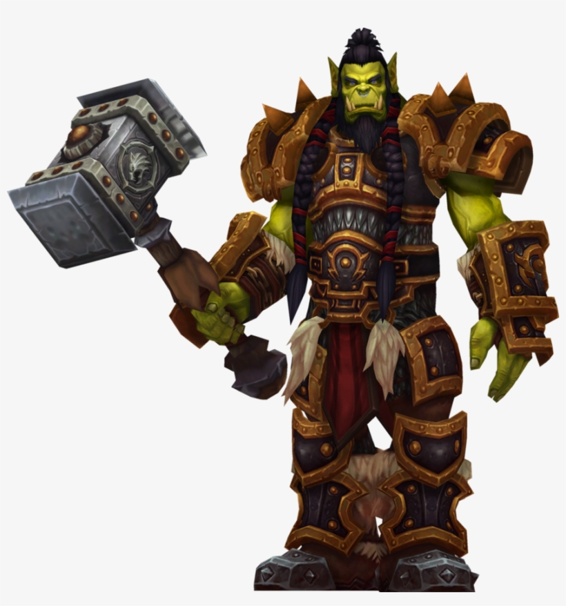 Thrall Son Of Durotan By Daerone-d8lu818 - World Of Warcraft Gif Transparent, transparent png download