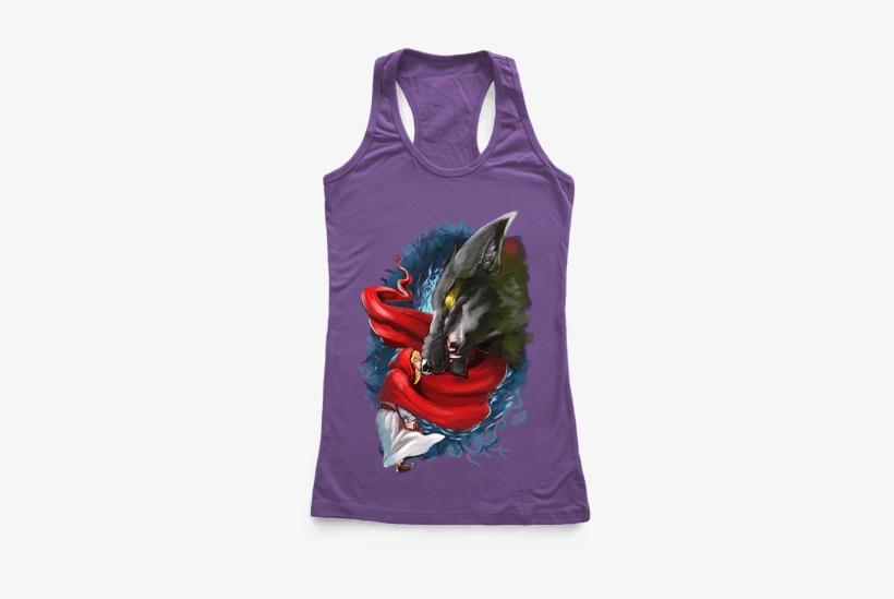 Little Red Riding Hood And The Wolf Racerback Tank - Heels On Gloves Off, transparent png download