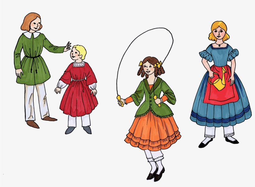 This Free Icons Png Design Of Vintage Children's Fashion, transparent png download