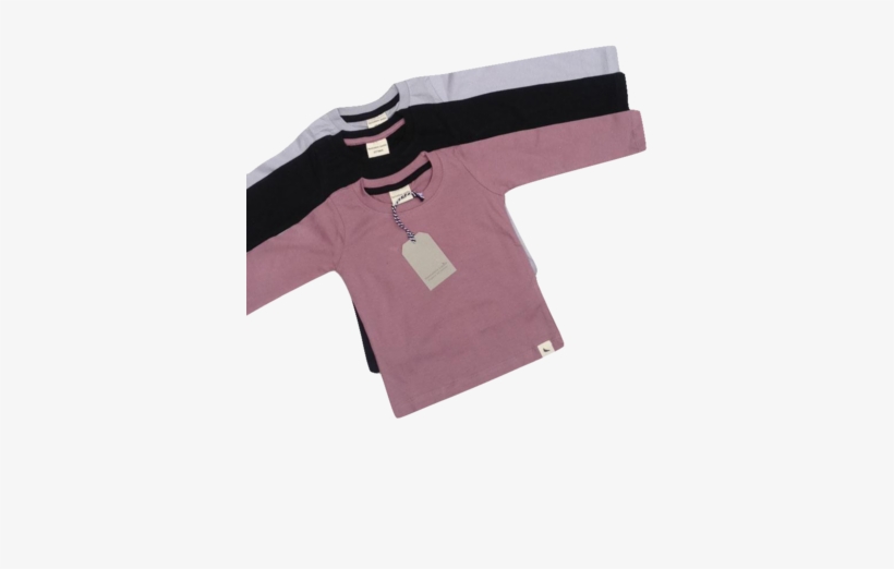 3-pack Long Sleeve Tops - Organic Layering Long-sleeve Tops - 3 Pack, transparent png download
