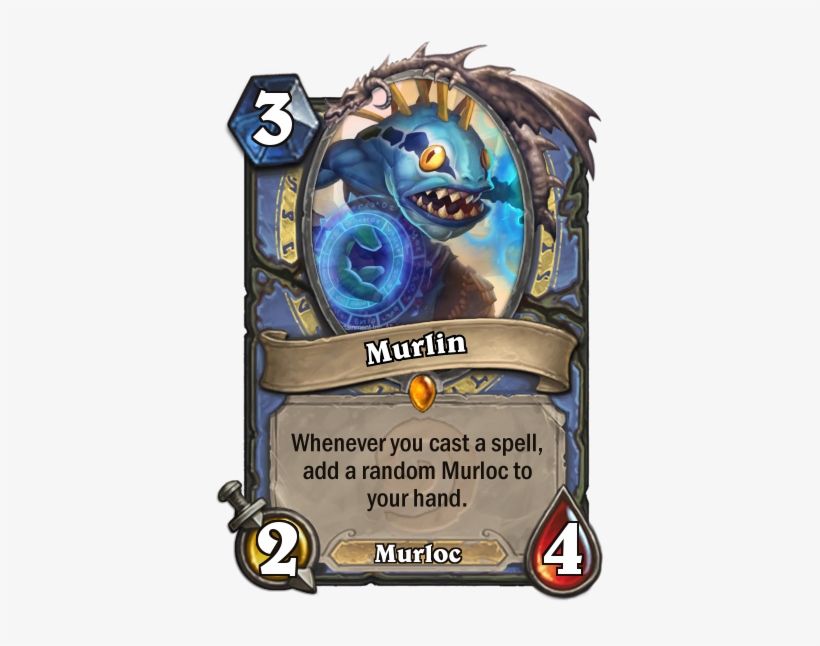 Murloc Mage Legendary, Murlin - 5 Mana 7 7, transparent png download