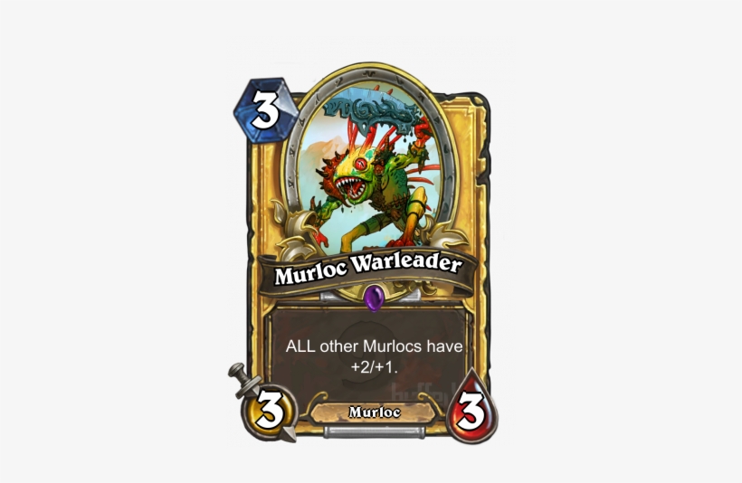 Murloc Warleader - Hearthstone Murloc, transparent png download