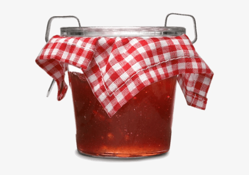 Descargar - Rustic Single Serving Strawberry Jam Pot - Case De, transparent png download