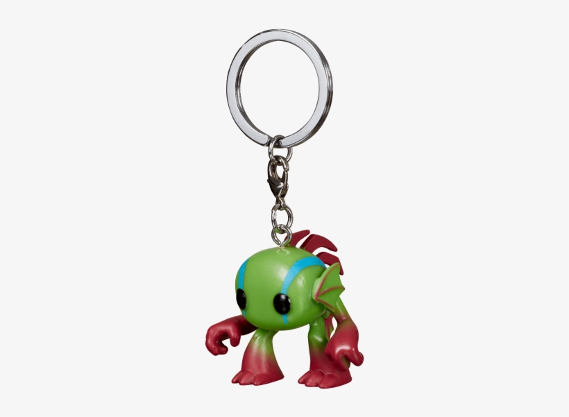 Standing At Tall, This Stylized Keychain Murloc Can - Keychain, transparent png download
