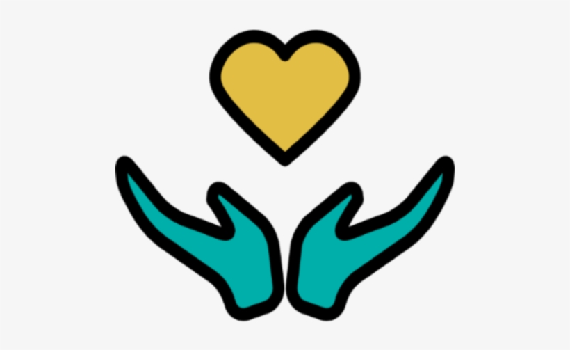 Hands Heart Donate Image Wide - Heart, transparent png download