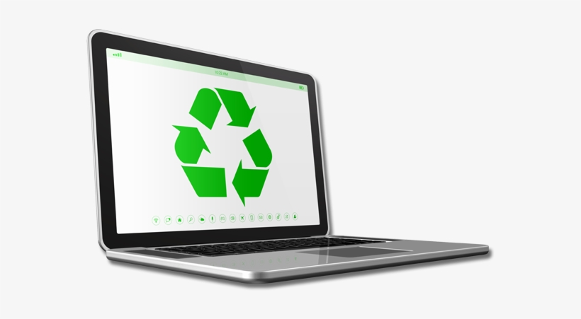 Laptop - Recycle, transparent png download
