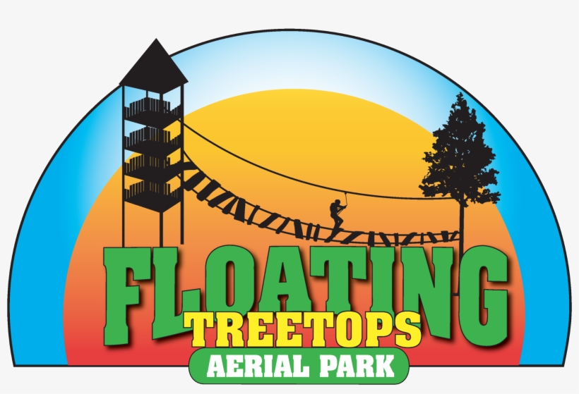 Floating Treetops Aerial Park - Baum-silhouette-kissen Kissen, transparent png download