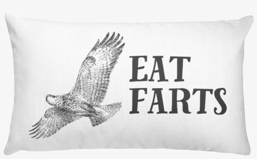 Eat Farts Pillow - Effin Birds Eat Farts, transparent png download