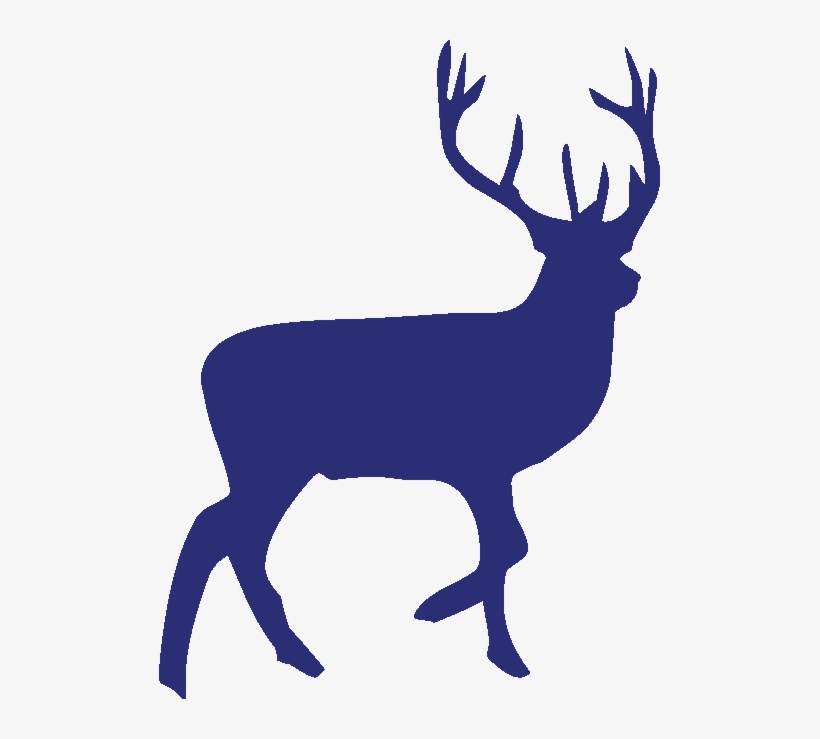 Free Download Reindeer Silhouette Clipart Reindeer - Deer Clipart, transparent png download