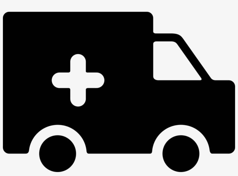 Ambulance Silhouette At Getdrawings - Emergency Room Icon, transparent png download