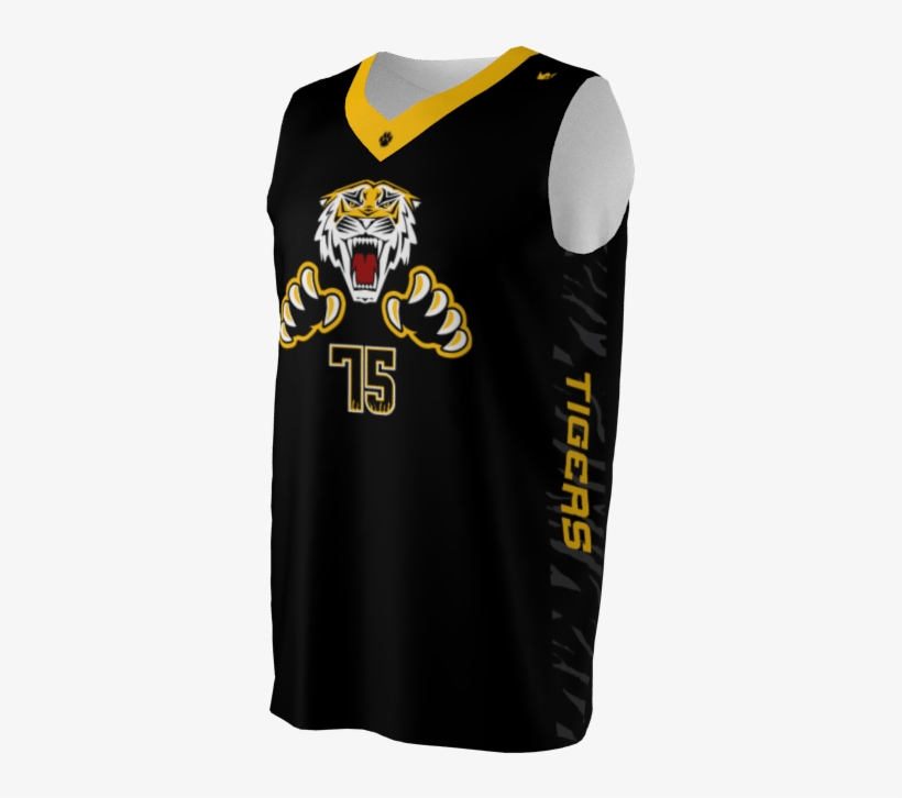 Tigers Custom Dye Sublimated Basketball Uniform - Crest, transparent png download