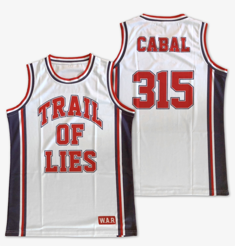 Image Of Trail Of Lies X Cabal 315 Basketball Jersey - Basketball, transparent png download