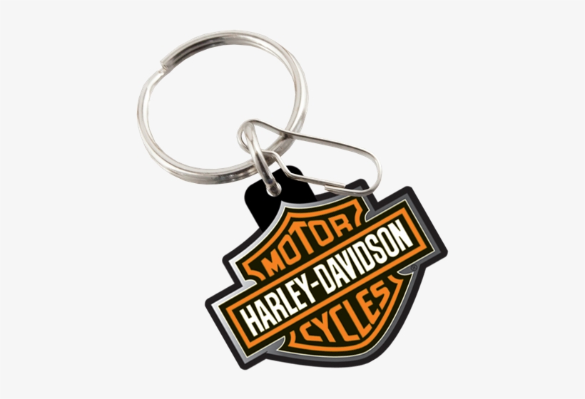 Harley-davidson® Logo Pvc Key Chain - Key Chain Pvc Png, transparent png download