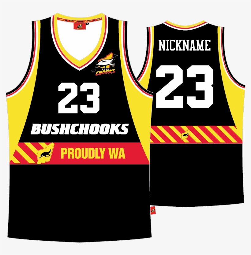 Image Of Bushchook Black Basketball Jersey - Jersey, transparent png download