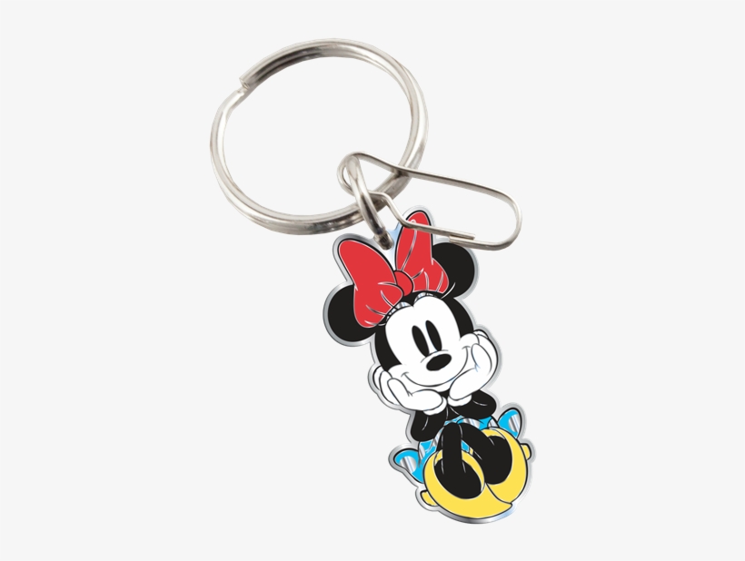 Disney Minnie Mouse Enamel Key Chain - Disney Minnie & Mickey Mouse Girls Sweatshirt,, transparent png download