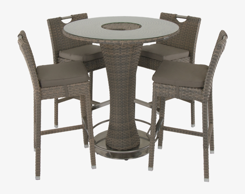Create - 5 Piece Outdoor Bar Setting, transparent png download