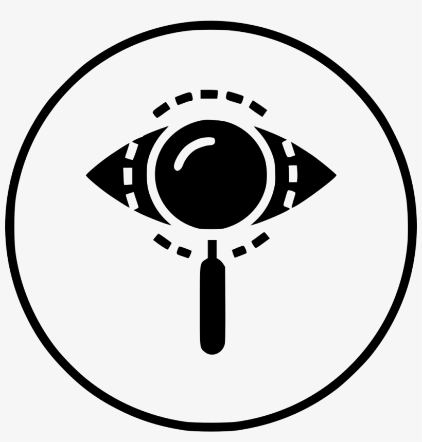 Eye Mission Vision View Find Search Magnifier Glass - Personalized Self-inking Wedding Stamp By Three Designing, transparent png download