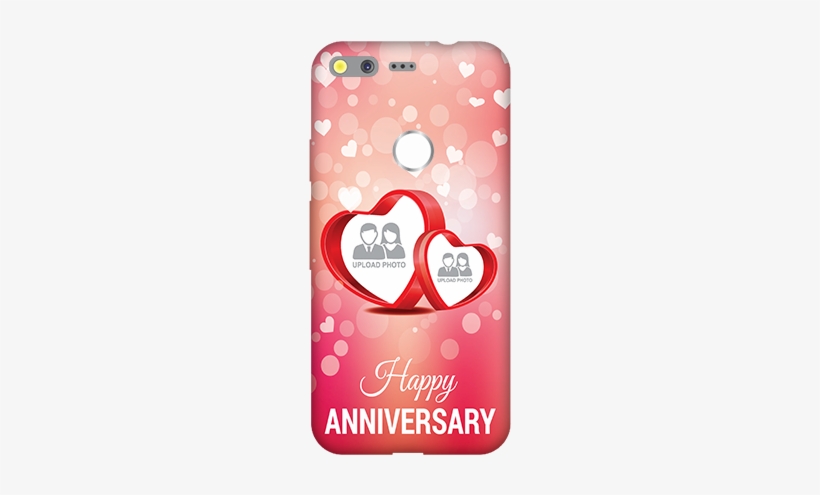 Google Pixel Floral Hearts Anniversary Mobile Cover - Oppo Mobile Covers Online, transparent png download