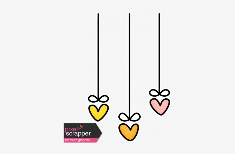 Hearts Clipart Wave - Independence Word, transparent png download