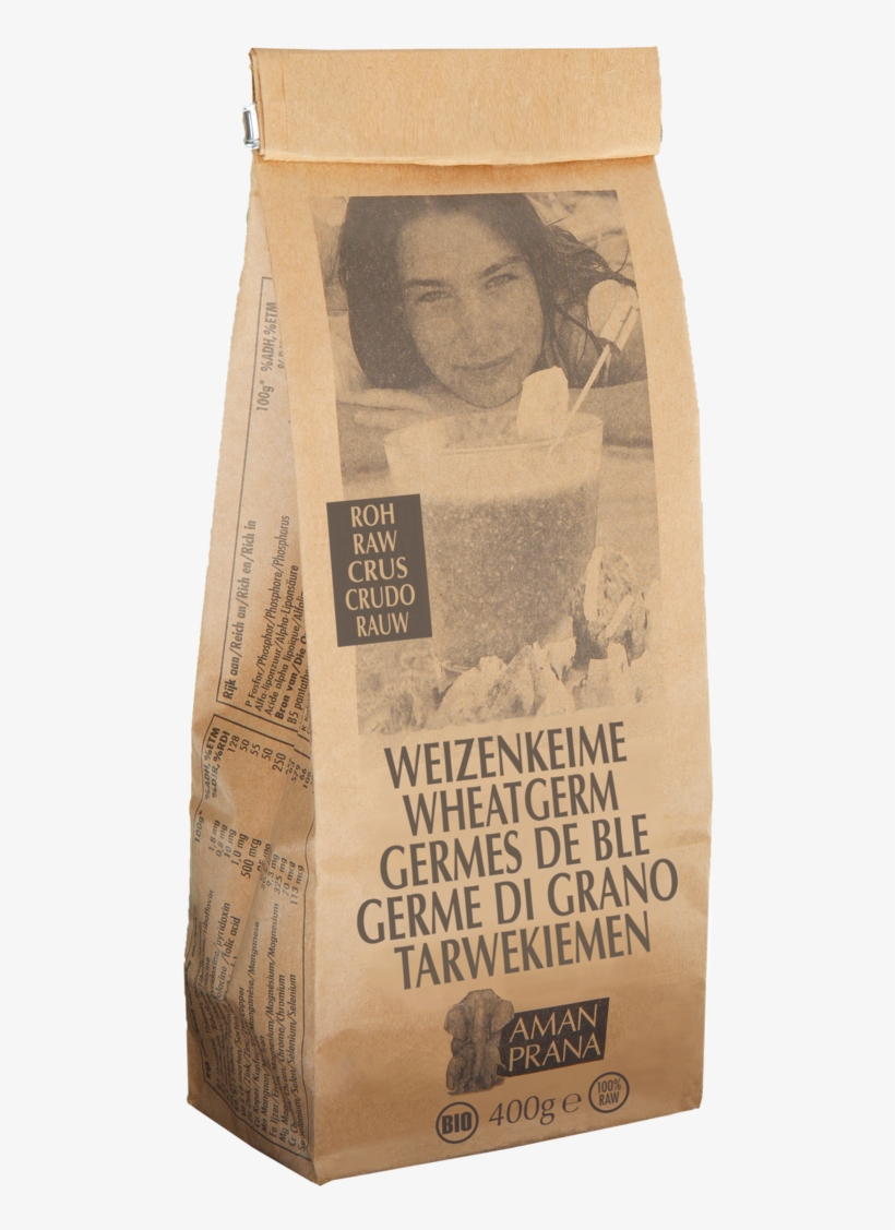 Download Amanprana Wheat Germs Raw 400gr - Germe De Blé Amanprana, transparent png download