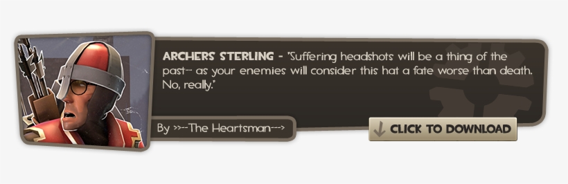 "suffering Headshots Will Be A Thing Of The Past As - Tf2 Rifleman's Regalia, transparent png download