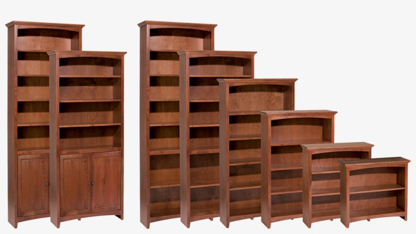 30″ Wide Bookcases - Whittier Wood Alder Mckenzie Antique Cherry 30" Wide, transparent png download