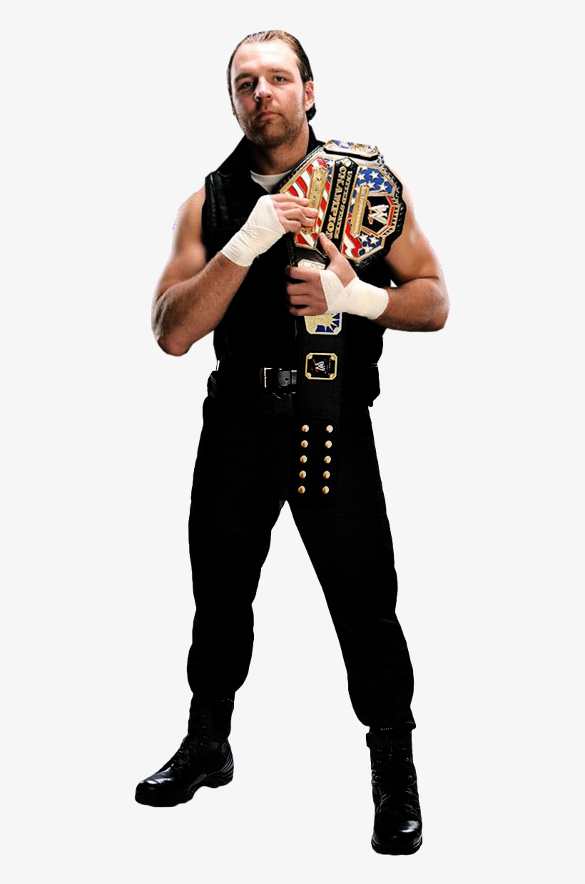 Dean Ambrose Us Champion By The Rocker 69-d67t2og - Daniel Bryan United States Champion, transparent png download