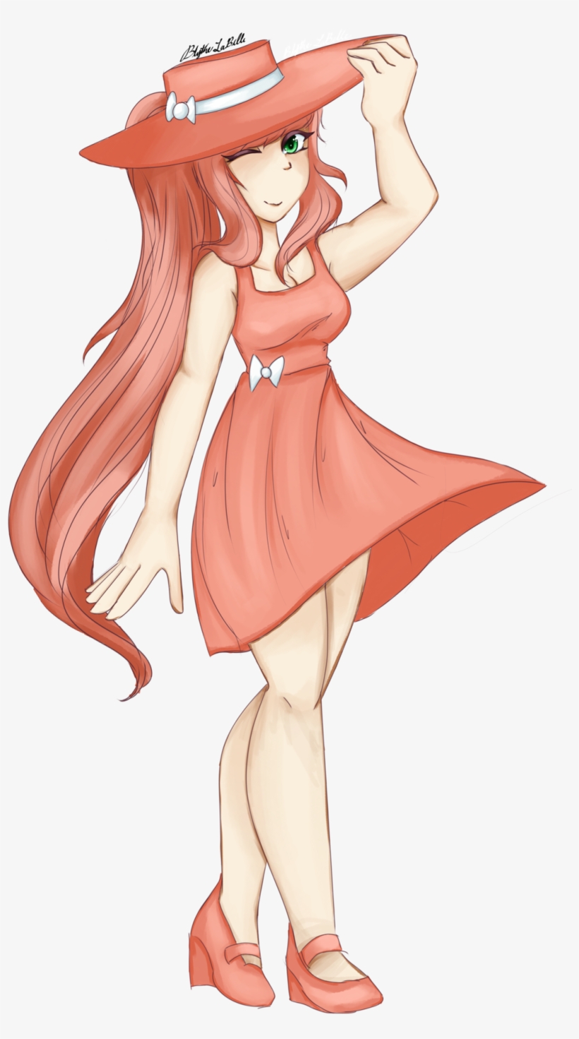 “sorry It's Been So Long Since I Posted Art I Just - Beach Monika, transparent png download