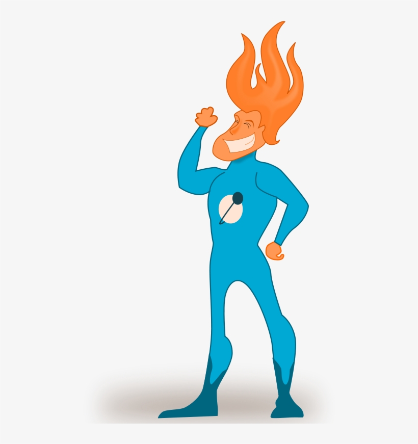 Men Clipart Superhero - Super Hero, transparent png download
