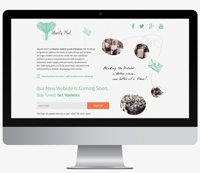 'coming Soon' Page Design On Behance - Cabeçalho Aquarela Flores Blog, transparent png download