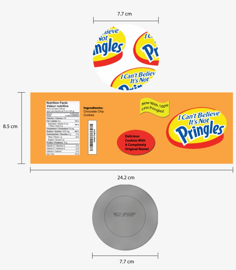 Arthur's Packaging - Can't Believe It's Not Butter!, transparent png download