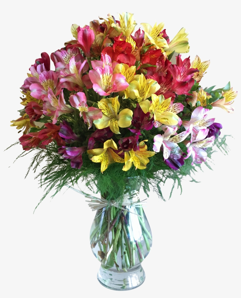 Lily Of The Incas In Houston, - Arreglo De Astromelias, transparent png download