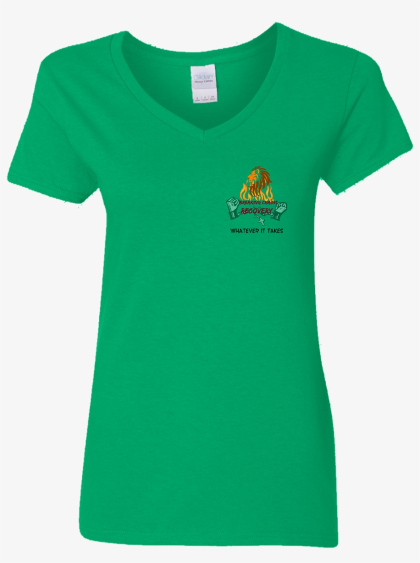 Breaking Chains Recovery Ladies' - Gildan 64000l Irish Green, transparent png download