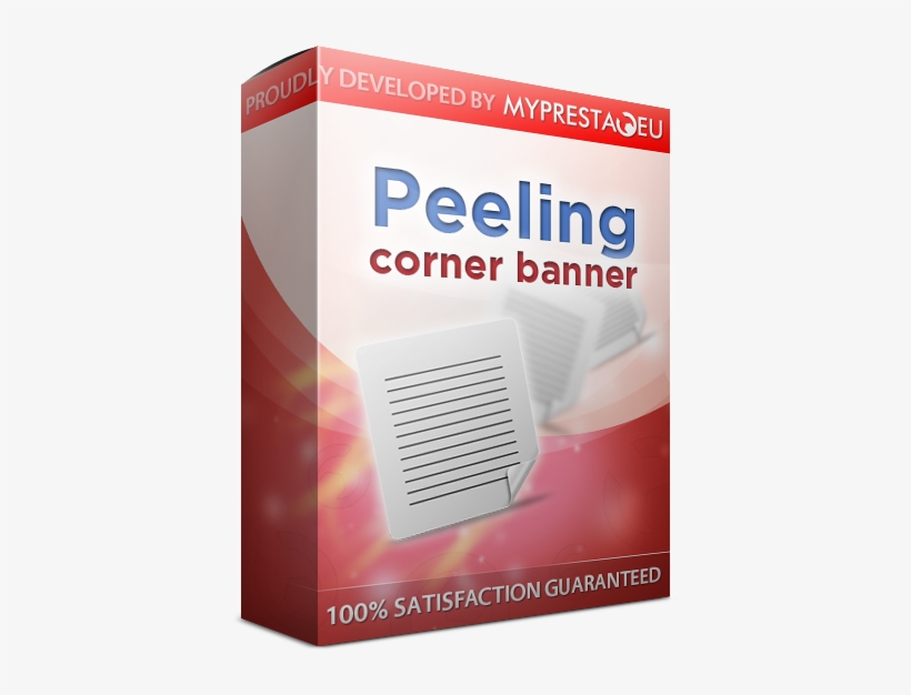 Peeling Corner Big - Advertising, transparent png download