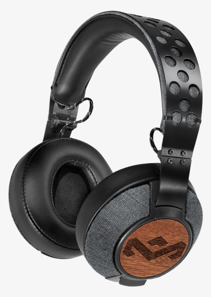 Over-ear Headphones - House Of Marley Liberate Xl Over-ear Headphones (black), transparent png download