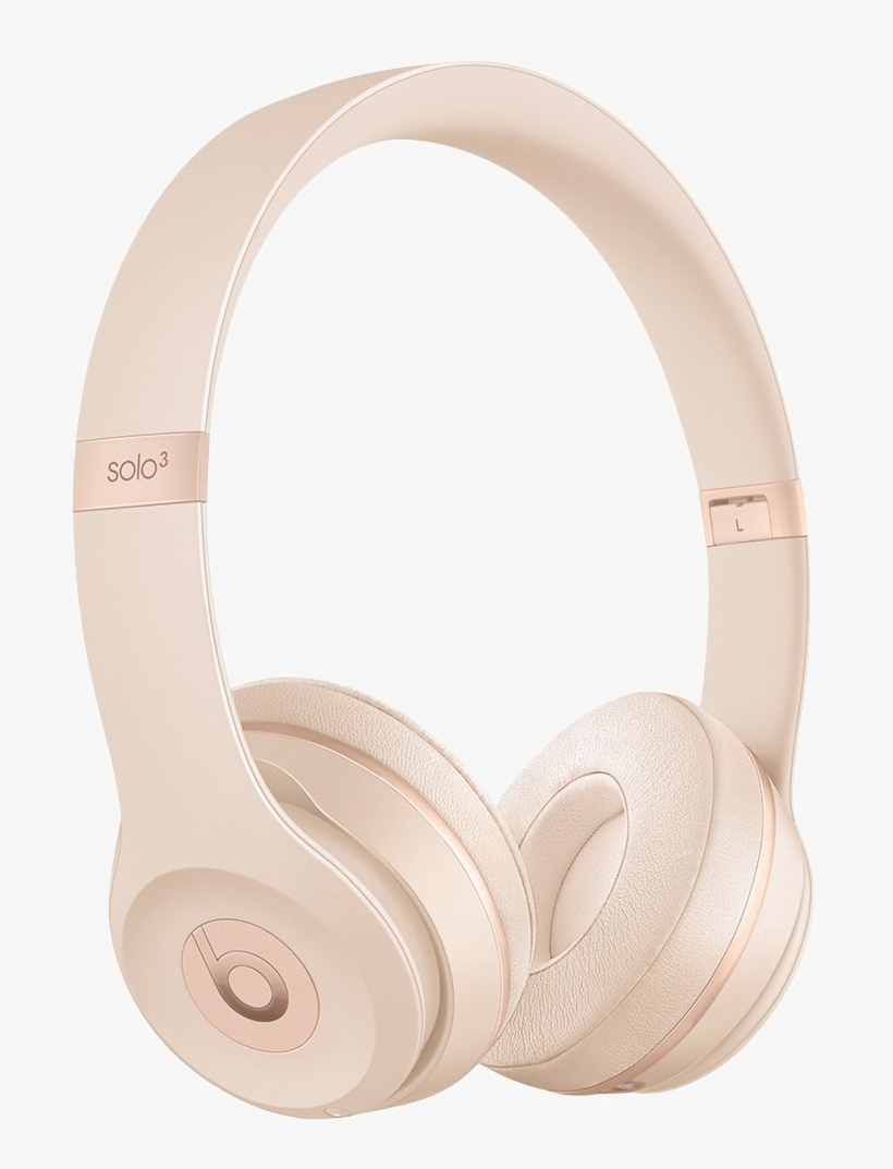 Rose Gold Headphone Transparent Image - Headphones, transparent png download